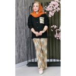 ست مانتو شلوار طرحدار - مانتو پاتریس رشت