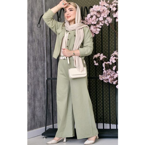 36600444-10-min ست کت شلوار لینن کجراه - مانتو پاتریس رشت