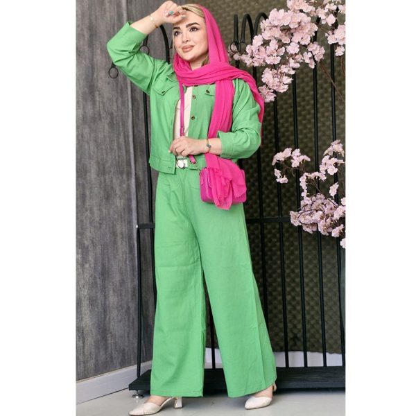 36600444-3-min ست کت شلوار لینن کجراه - مانتو پاتریس رشت