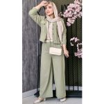 ست کت شلوار لینن کجراه - مانتو پاتریس رشت