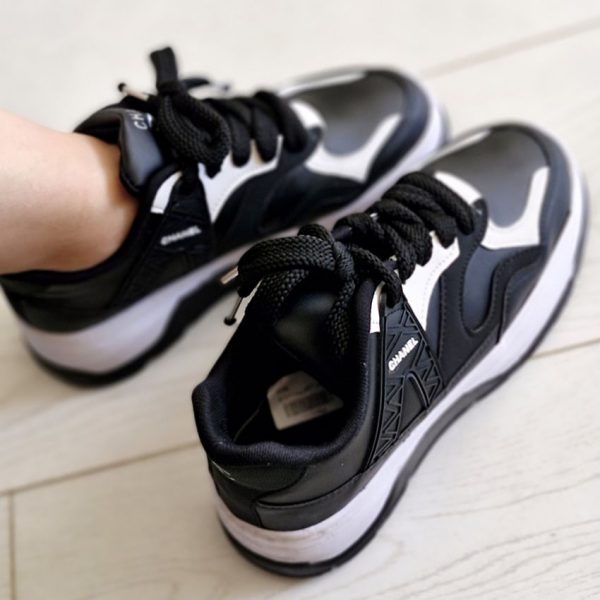 کتونی سفید مشکی چنل - مانتو پاتریس رشت