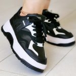 کتونی سفید مشکی چنل - مانتو پاتریس رشت