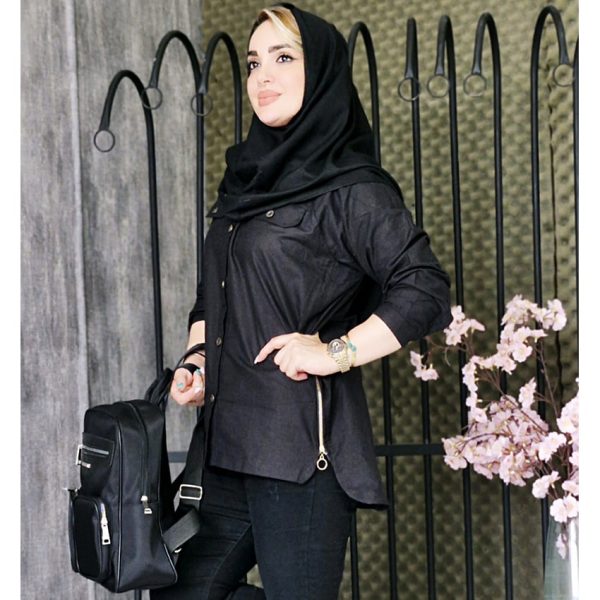 مانتو بغل زیپ - مانتو پاتریس رشت