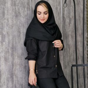 مانتو بغل زیپ - مانتو پاتریس رشت