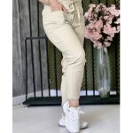 شلوار مام جلوجیب کرم - مانتو پاتریس رشت