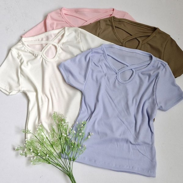 تیشرت فانریپ ضربدری - مانتو پاتریس رشت