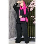 ست مانتو شلوار دبل فیس - مانتو پاتریس رشت