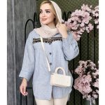 مانتو لینن نوار ریش - مانتو پاتریس رشت