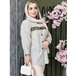 مانتو لینن نوار ریش - مانتو پاتریس رشت