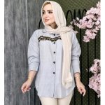 مانتو لینن نوار ریش - مانتو پاتریس رشت