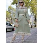 کفتان لینن ریش ریش