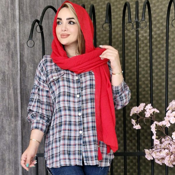 مانتو چهارخونه جیب دار - مانتو پاتریس رشت