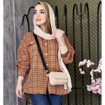 مانتو چهارخونه جیب دار - مانتو پاتریس رشت