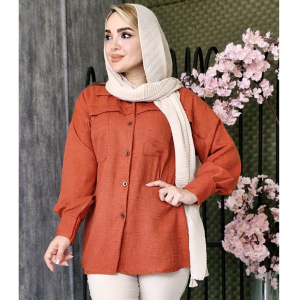 مانتو شانتون دو جیب 4280015 - Image 4