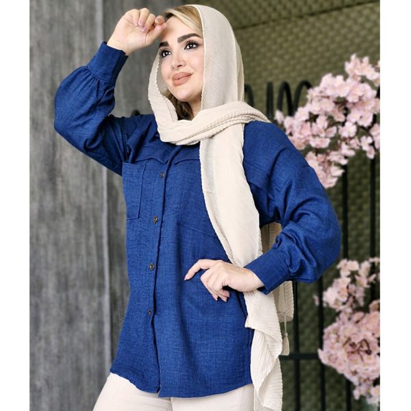 مانتو شانتون دو جیب 4280015 - Image 5