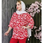 شومیز حبابی قرمز -مانتو پاتریس رشت