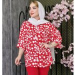 شومیز حبابی قرمز -مانتو پاتریس رشت