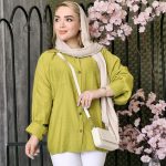 مانتو کتیبه دو جیب - مانتو پاتریس رشت