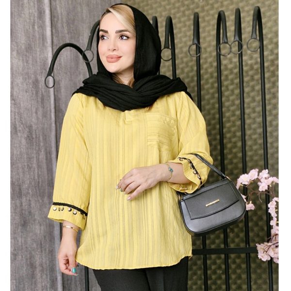 20900390-2-min تونیک پلوتی آستین پولکی- مانتو پاتریس رشت