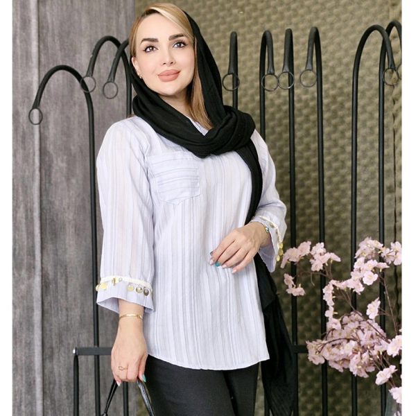 تونیک پلوتی آستین پولکی-