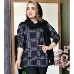 تونیک ملانژ چهارخونه - مانتو پاتریس رشت