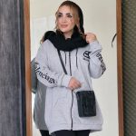 سویشرت دورس آستین چاپی