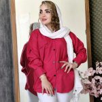 مانتو پانچ داکرون جیب نما - مانتو پاتریس رشت