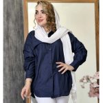 مانتو پانچ داکرون جیب نما - مانتو پاتریس رشت