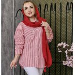 مانتو دیپلمات راه راه - مانتو پاتریس رشت