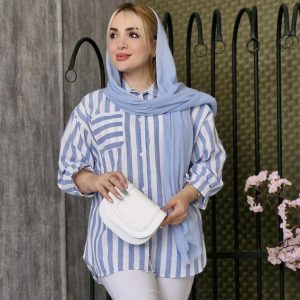 مانتو دیپلمات راه راه - مانتو پاتریس رشت