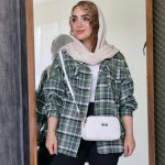 مانتو موهر چهارخونه - مانتو پاتریس رشت