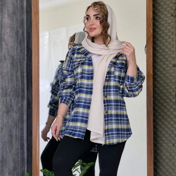 مانتو موهر چهارخونه - مانتو پاتریس رشت