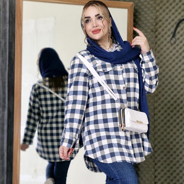 مانتو چهارخونه کشمیر - مانتو پاتریس رشت