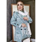 مانتو کتی ژاکارد پتینه 4 دکمه