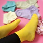 جوراب نیم ساق رنگی - مانتو پاتریس رشت