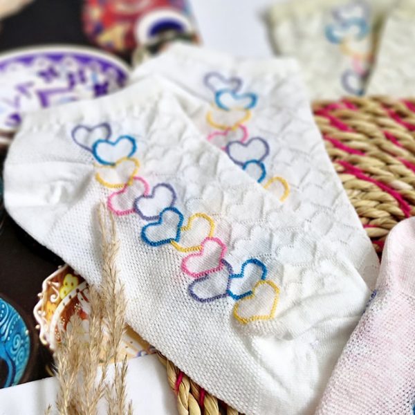 جوراب مچی قلب خطی - مانتو پاتریس رشت