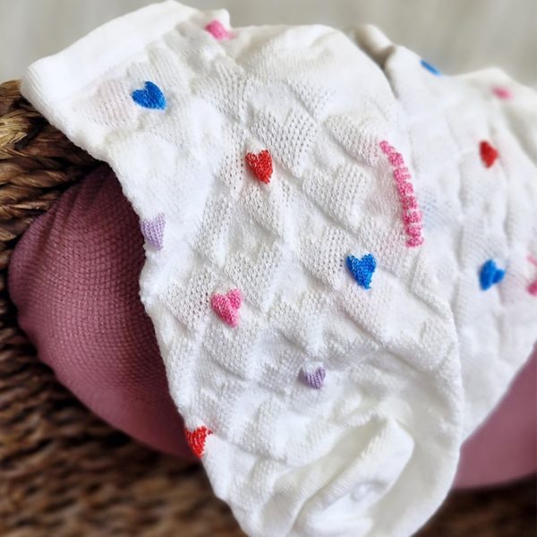 جوراب مچی قلب رنگی - مانتو پاتریس رشت