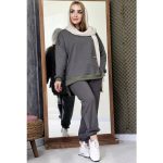 ست بلوز شلوار زیپی گلکسی