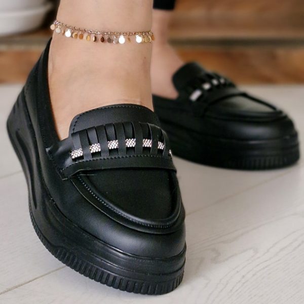 کالج مشکی لمه دار - مانتو پاتریس رشت