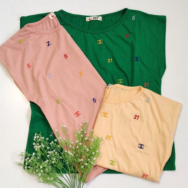 تیشرت گلدوزی چنل - مانتو پاتریس رشت