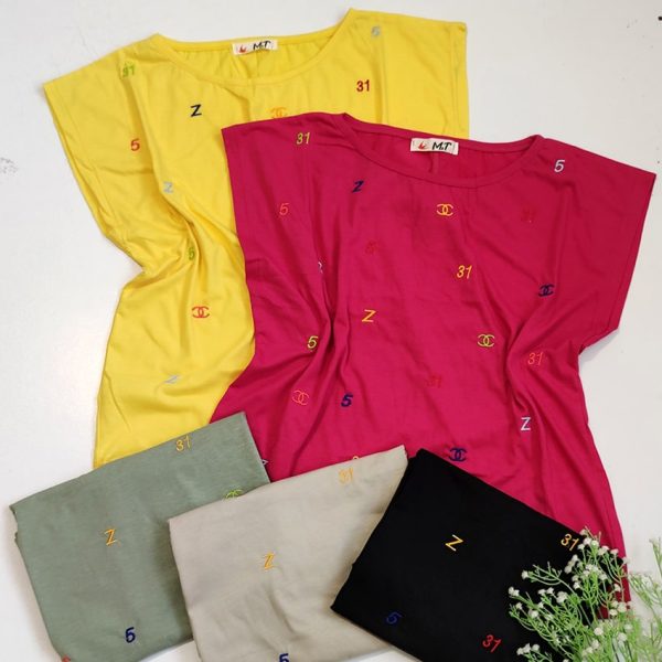 تیشرت گلدوزی چنل - مانتو پاتریس رشت