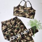 ست کراپ شلوار چریک - مانتو پاتریس رشت