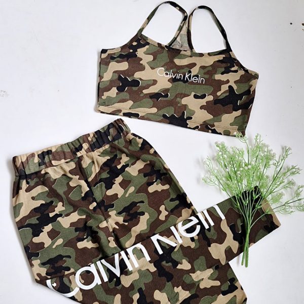 ست کراپ شلوار چریک - مانتو پاتریس رشت