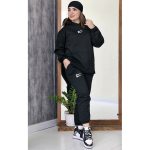 ست هودی شلوار نایک مشکی - مانتو پاتریس رشت