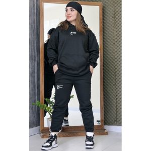 ست هودی شلوار نایک مشکی - مانتو پاتریس رشت