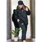 ست هودی شلوار نایک مشکی - مانتو پاتریس رشت