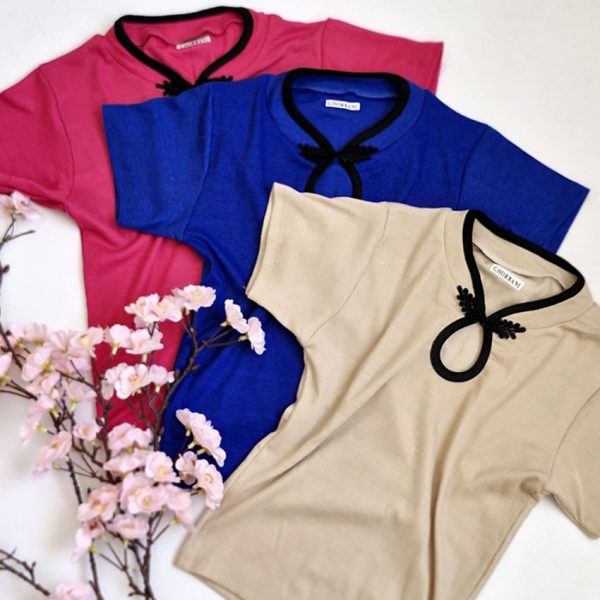 تیشرت فانریپ یقه نواری - مانتو پاتریس رشت