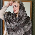 شال پلنگی ریز - مانتو پاتریس رشت