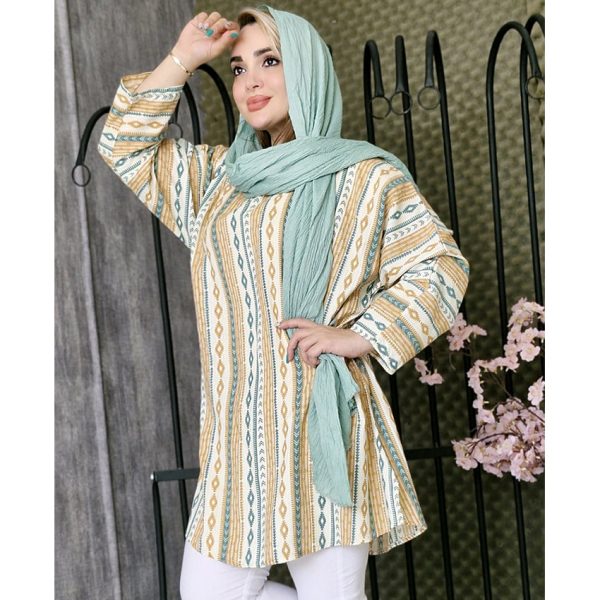 تونیک بغل چاک طرحدار 35100197 - Image 6