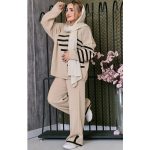 ست بافت پلکانی - مانتو پاتریس رشت